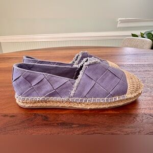 Coldwater Creek Elena Espadrilles Walk With Me Women’s Size 10 Thistle Blue